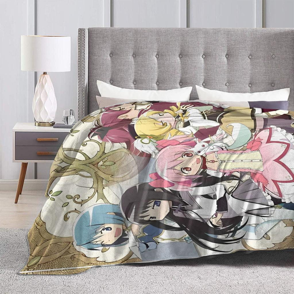 Кюбей Puella Magi Madoka Magica Милый Коралловый флис Плюшевый Плед Аниме Одеяло для кровати Спальни Ультрамягкое Покрывало,