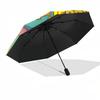 1pc Tom and Jerry Automatic Folding Umbrella - Compact 8-Rib Design, Durable Plastic & Iron1446L