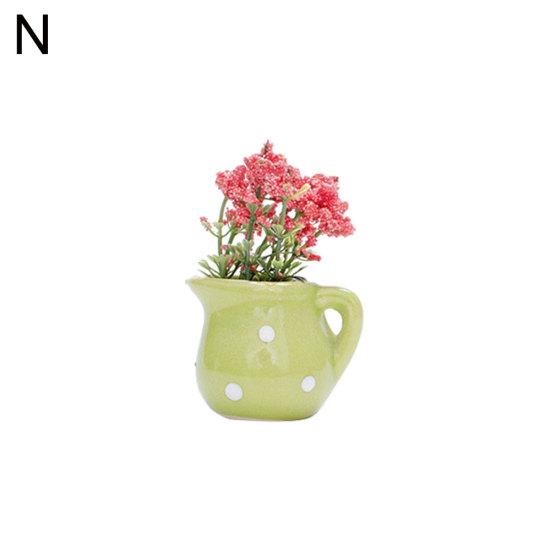 1шт искусственное растение цветок бонсай модель кукольный домик миниатюрный пейзаж декор