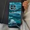 Teal Blue Gold Agate Marble Case For OnePlus 15 13T 13 12 11 13R 12R 10R 10T 8T OnePlus Nord 5 CE 3 4 Lite N20 N30 Cover
