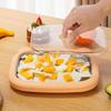 No-Electricity Required Frozen Dessert Tray Rounded Corners Rolled Ice Cream Maker  Party