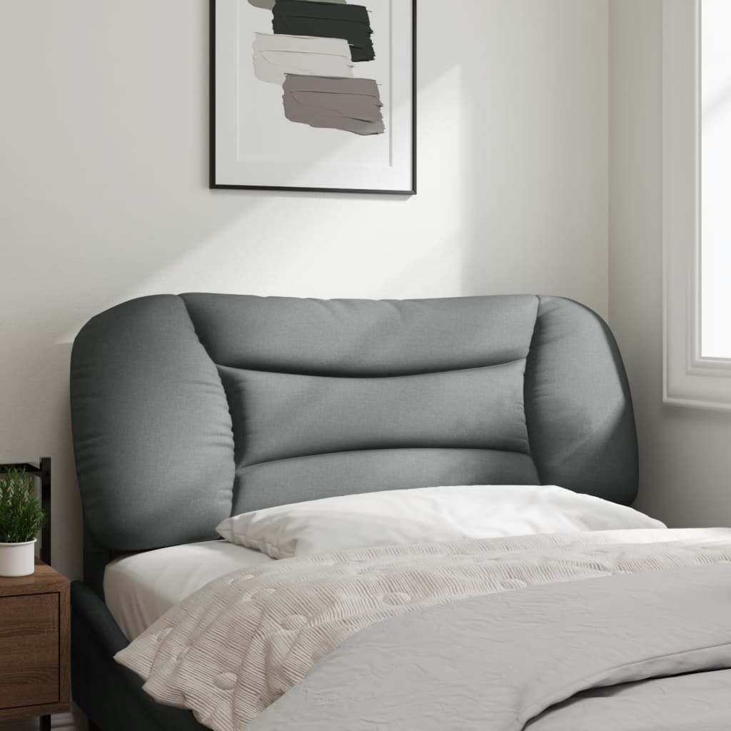 Headboard Cushion Hvar Light Grey 100 cm Fabric