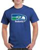 Футболка Seahawks Сиэтл Футбол Море Старая Классика Throwback Ретро GSS02