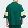 Adidas Рубашка-поло с цветными блоками и вышивкой Originals, топы унисекс с маленьким логотипом, лесно-зеленый IY7373