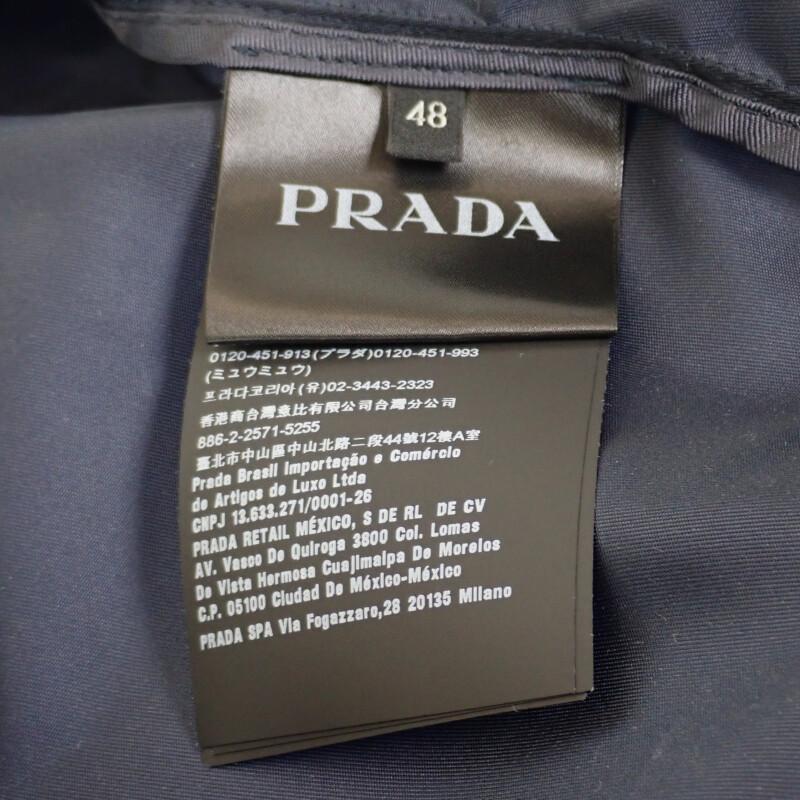 Prada SGH039_R121_I18 48 Nylon Jacket Navy Nylon Mens