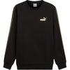 Crew Neck Logo Long Sleeve Sweatshirt Men Sweatshirt Black 685290-01