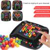 Rainbow Ball Elimination Board Game with 80/241 Colorful Beads Color Recognition Focus Logic Training Kids Adults Interactive Educational Chess Toy