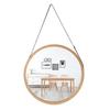Yicheng Solid Wood Bathroom Wall Mirror