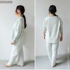 Moisturizing Lyocell Blend Fleece Raglan Pajamas Green [Wearable Cream] (mint S)
