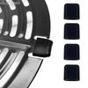 3/5/10 шт. Резиновые бамперы для аэрофритюрницы, подходят для Power Air Fryer Crisper Plate, сменные защитные чехлы для гриль-сковороды аэрофритюрницы