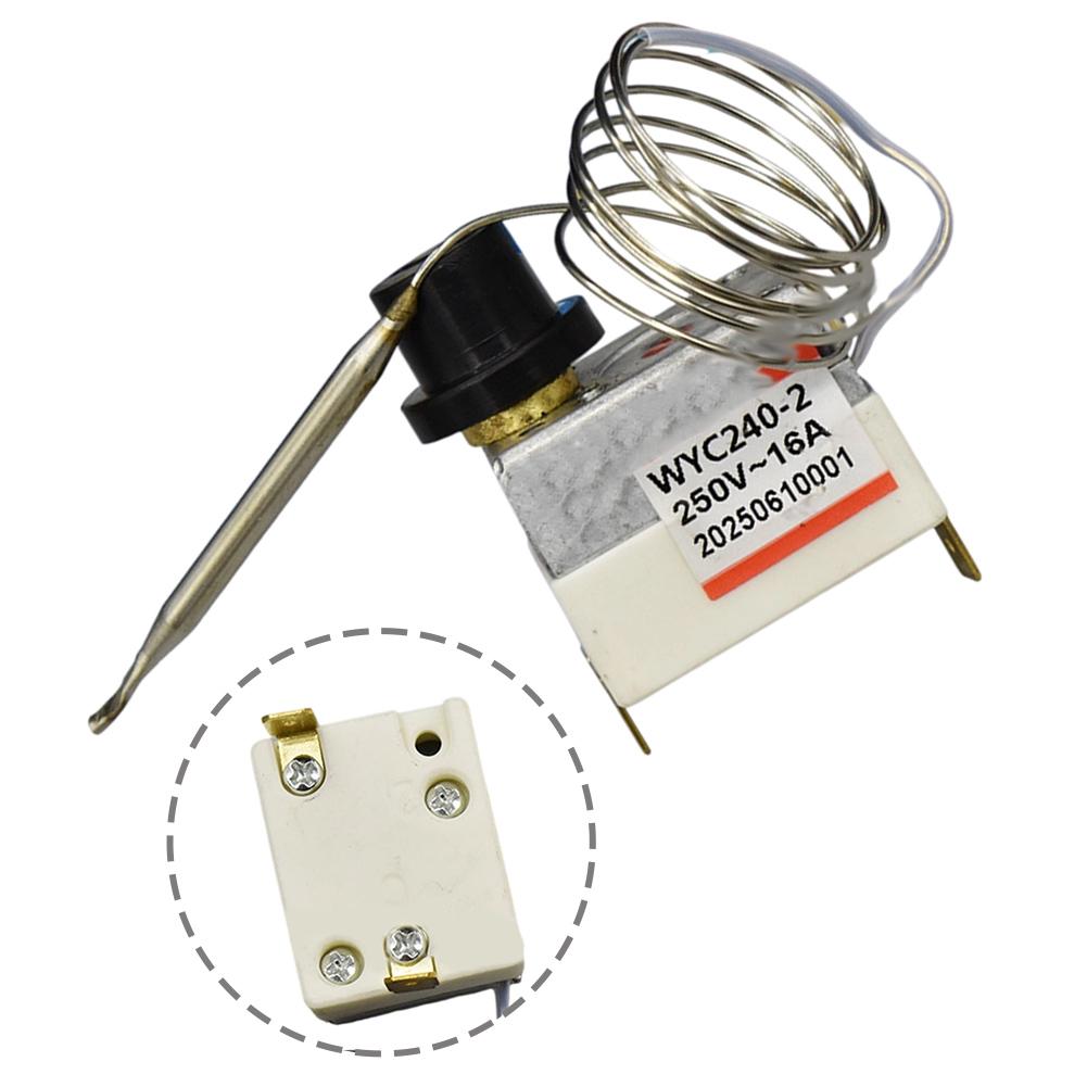 Электрический фритюрный термостат с точным контролем температуры 240 градусов Цельсия, подходит для жарки мяса и овощей