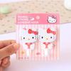 2 шт./комплект Крючки настенные самоклеящиеся Hello Kitty Милый котик Kt Вешалка для ключей сумки Для кухни ванной двери стены Аксессуары для хранения