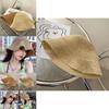 Elegant Women's Spring Summer Woven Sun Hat Foldable Breathable Beach Straw Hat
