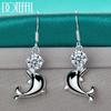 925 Sterling Silver Dolphin Earrings Fashion Jewelry