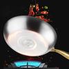 316 Stainless Steel Frying Wok Universal Cooking Pot Household Steak Skillets  Induction Cooker