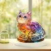 Cute Colored 2D Acrylic Desktop Decoration For Living Room, Bedroom, Study, Home Decor Props