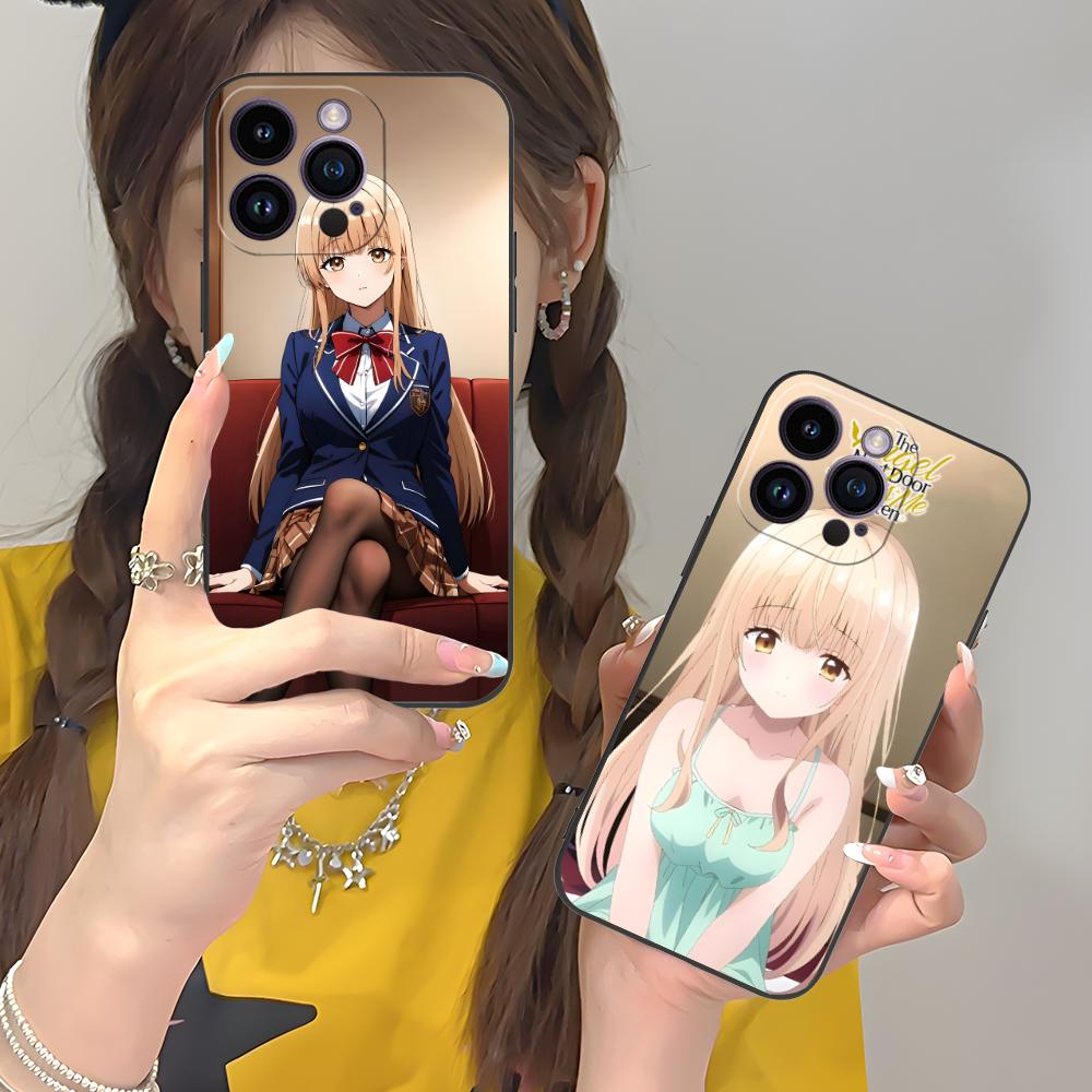 Ангел Махиру Шина Аниме Чехол для телефона для iPhone 16 15 14 13 12 11 X XR XS 8 7 Pro Max Plus Mini Цветные Мобильные Телефоны Красивая Обложка