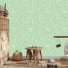 Wallpaper School Supplies Mint and White for Living Room and Bedroom 50x1000