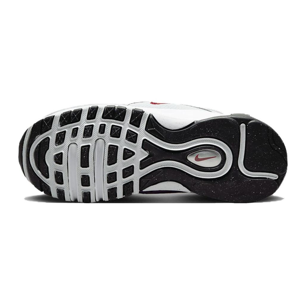 Nike Детские кроссовки Air Max 97 PS Silver Bullet 2023 металлик-серебристый университетский красный белый FB2963-001