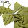 WTEMPO Повседневные футболки с открытыми плечами для женщин, весенняя уличная одежда, эластичные тонкие базовые топы Y2K