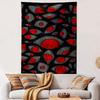 Sharingan Red Eyes Repeat Pattern Wall Tapestry Naruto Anime Fan Art Decor for Bedroom Game Room Gift