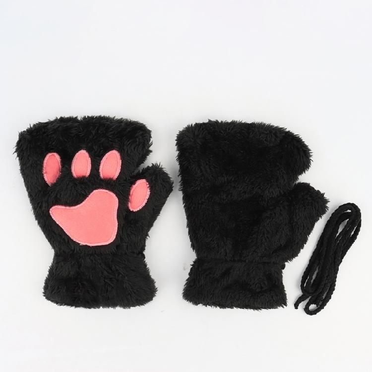 Костюм животного на Хэллоуин включает повязку на голову, хвост, перчатки для девочки для косплея на Хэллоуин