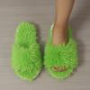 Cotton Slippers, Winter Fur Slippers, Women's Indoor Lightweight Slippers, 2024 Spring and Autumn New Solid Color Fashionable Slippers