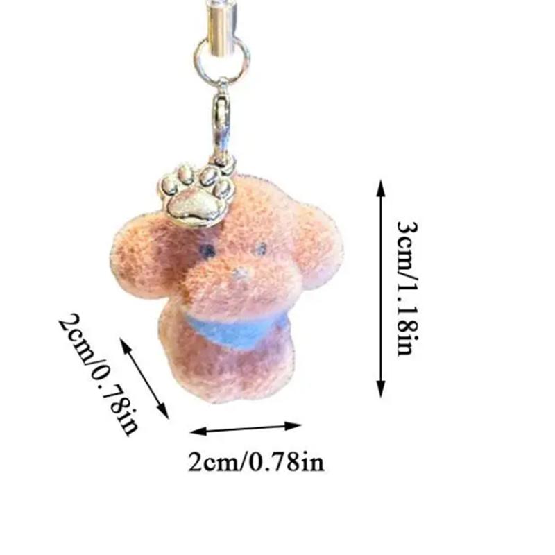 Милый 3D плюшевый кулон из смолы, мини-кукла, подвеска для мобильного телефона, аксессуары для DIY ювелирных изделий