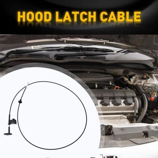 Hood Latch Cable Release With For Pull Handle 2001-2005 74130S5AA01 Honda Civic