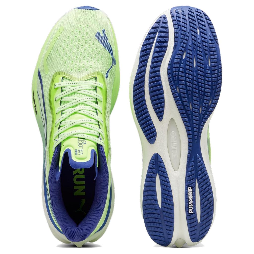 Puma Velocity Nitro 3 Fizzy Apple Lapis Lazuli Men Sneakers Yellow 377748-13