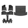 LUCKEASY Left Drive for Hyundai Santa Fe 6/7 Seats (None Hybrid) Car Floor Mats Protective Mat 2024-2025 Cargo Liner Trunk Pad
