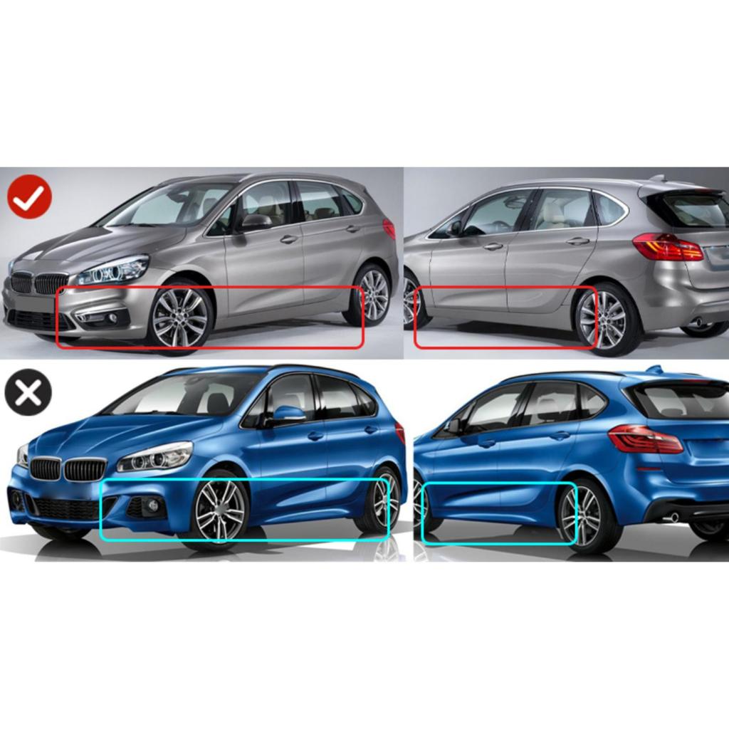 4PCS Splash Guards Mudguards Compatible with BMW 2 SERIES F45 F46 2014 2015 2016 2017 2018 2019 2020 2021 2022