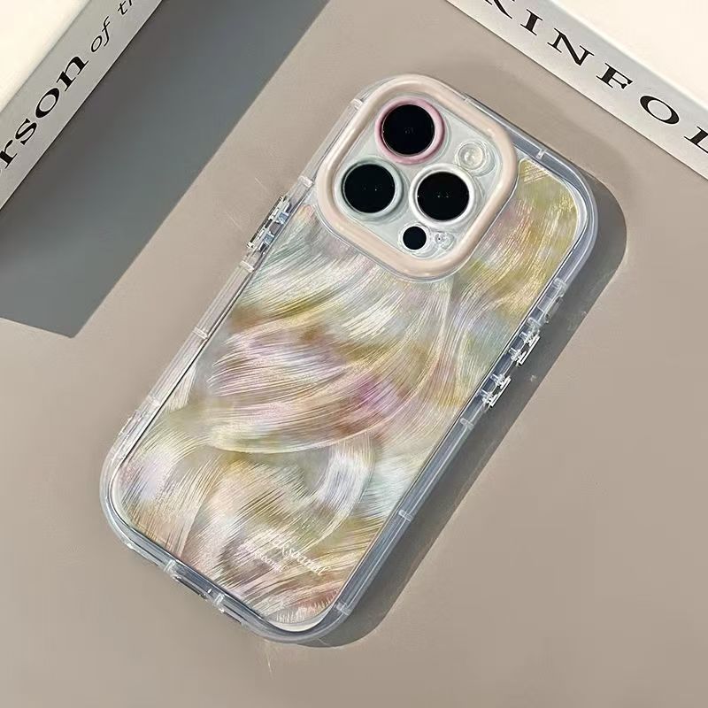 Красочный граффити перо марля Подходит для Apple 16/15/14 Huawei Honor Xiaomi Чехол для телефона 13 Pro Max Полное покрытие