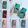 Черный мягкий силиконовый чехол для телефона P-Perry The P-Platypus для Samsung S25, S24, S21, S22, S23, S30, Ultra, S20, Plus, FE, Lite