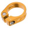 Bicycle Seat Tube Clamp Mountain Road Bike Lock Seatpost Aluminum Alloy Seat Tube ClampGold