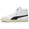 Basket Mid Vintage White Black Men Sneakers Team-Gold 381245-01