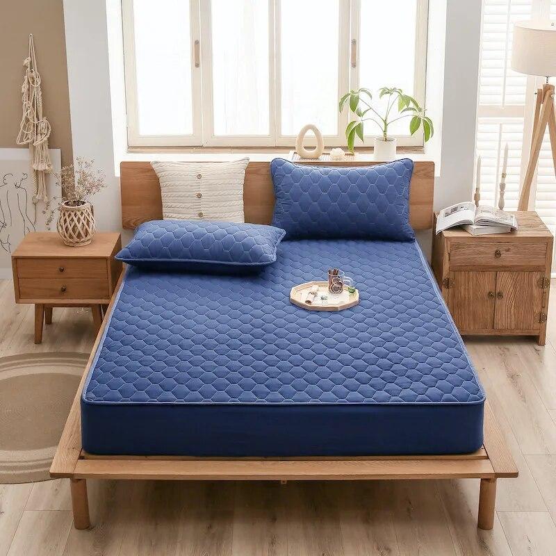 Водонепроницаемая простыня, защитный чехол для матраса, стеганый, толстый, удобный, дышащий, впитывающий пот, 90, 105, 120, 135, 160, 180, 200