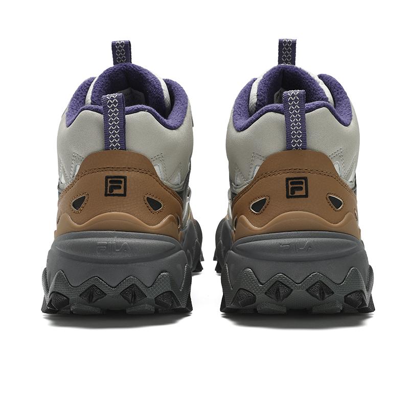 Fila Oakmont Mid Удобные Универсальные Флисовые Повседневные Кроссовки Мужские коричневые F12M442111FIT