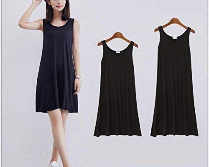 Женский топ-майка платье мини длины длинное платье-подкладка вырез лодочкой для беременных внутренняя милое выше колена длинное красивое девчачье платье-рубашка стройнящее шикарное