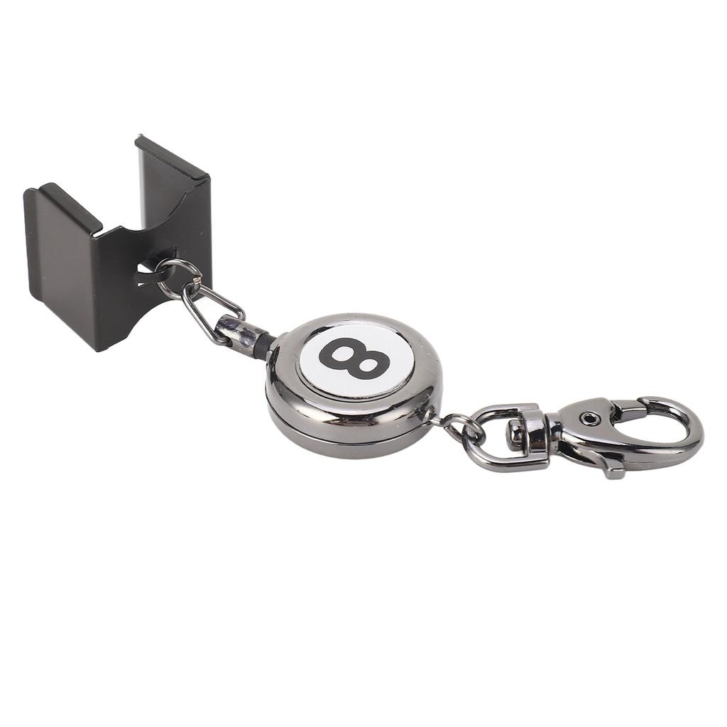 Держатель для бильярдного мела, черный, автоматический, телескопический, 48 см, портативный, для бильярдного кия, мел для бильярда