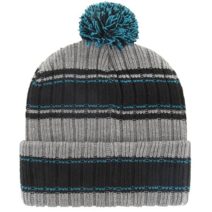 Bonnet D'hiver - 47 Brand - Rexford San Jose Sharks - 100% Acrylique - Bleu Marine Et Blanc - Pour Homme