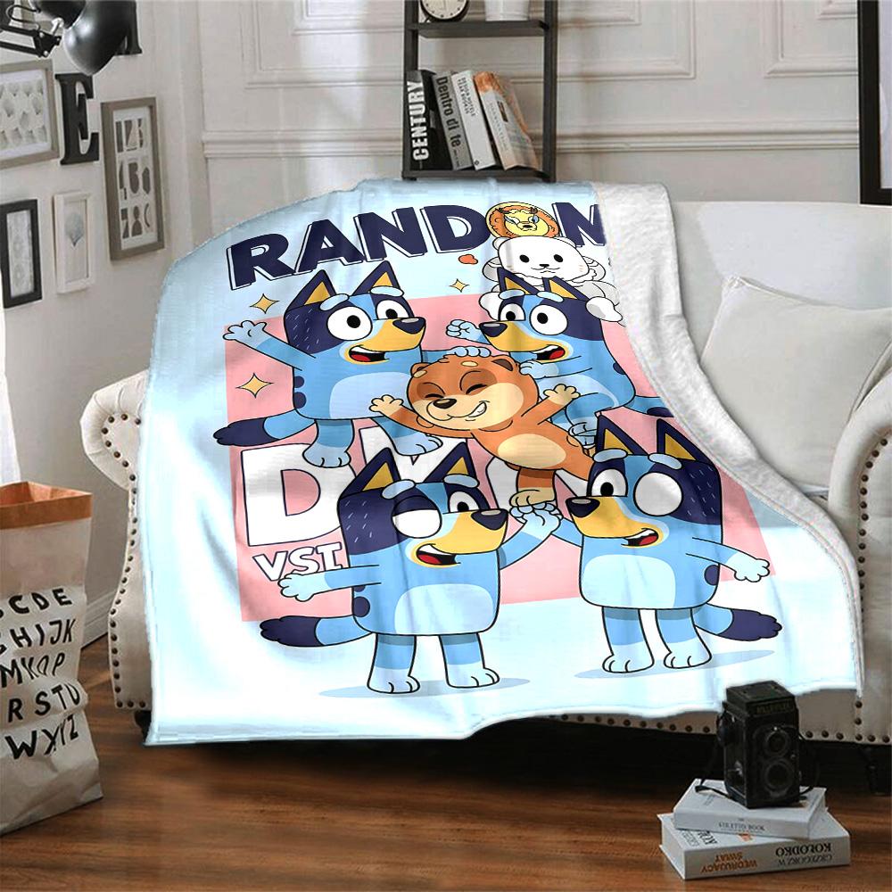 1pc B-Blucy Blanket, Gift, for Men and Women, Soft Blanket, Good for Sofa Bed Couch Travel, Lightweight Flannel Blanket