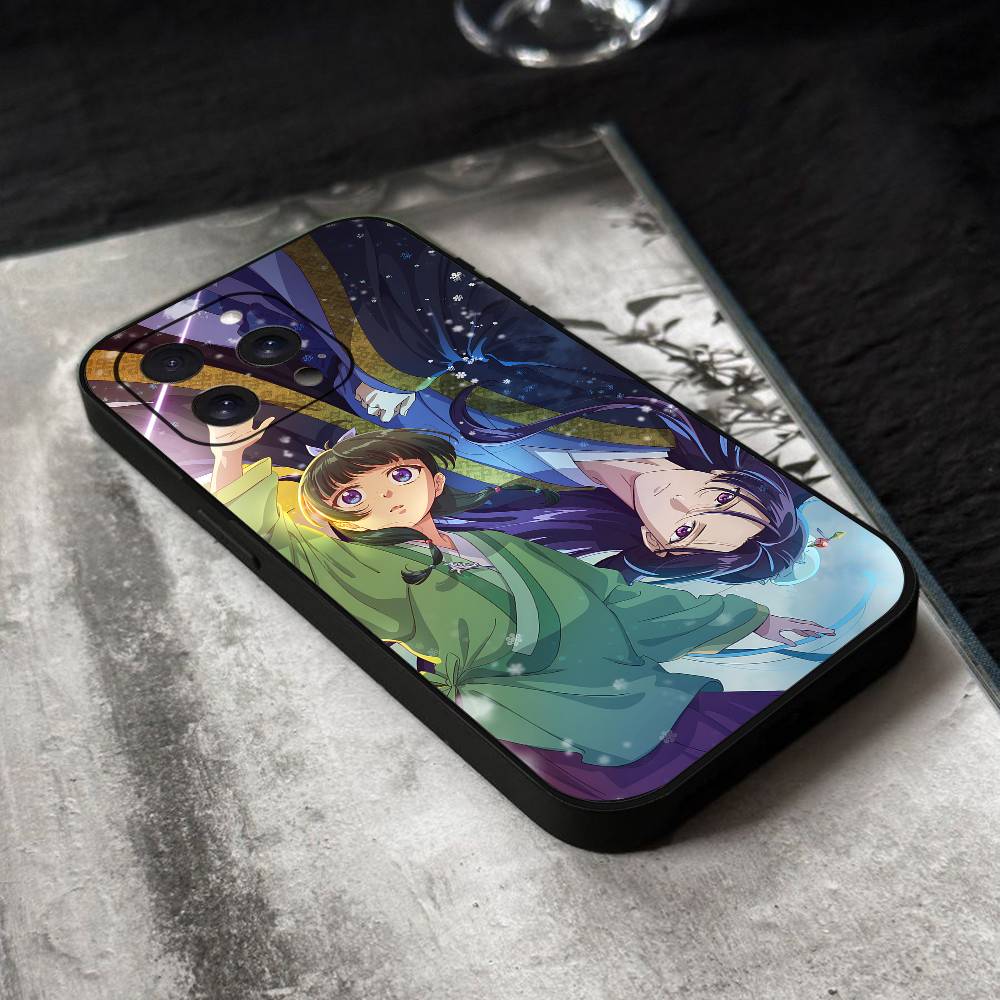 The Apothecary Diaries Anime Phone Case Black Silicone Soft Shell For IPhone 17 16 15 14 13 12 11 Air Pro Max Plus Hot Sale