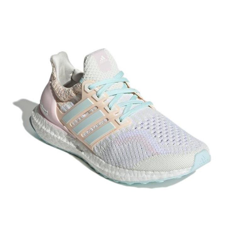 Adidas Womens UltraBoost 5.0 DNA ' Almost Blue' (women's sizes) / Almost Blue / Bliss Orange Running Shoes HQ1851