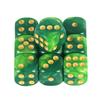 Mix Color Effect 12mm D6 Double Cube Playing for Gambling Board Game,Tabletop Game,games Poker Dice,