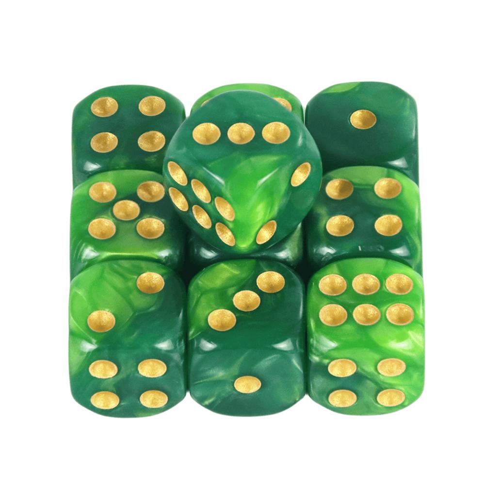 Mix Color Effect 12mm D6 Double Cube Playing for Gambling Board Game,Tabletop Game,games Poker Dice,