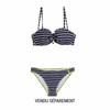 Women's Striped Bikini Bottom CHERRY BEACH
