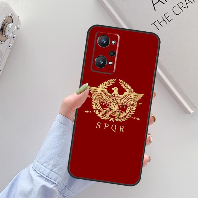 SPQR Римская Императорская Легион Для Realme 10 11 Pro Plus GT Neo 5 2T C21Y C30 C31 C33 C35 C55 OnePlus Nord CE 2 3 Lite Чехол