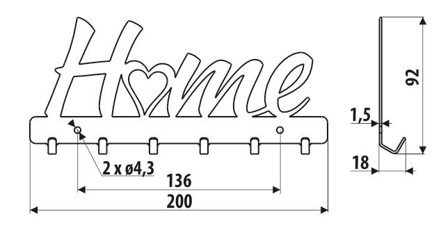 WS69 hanger, home, structural black