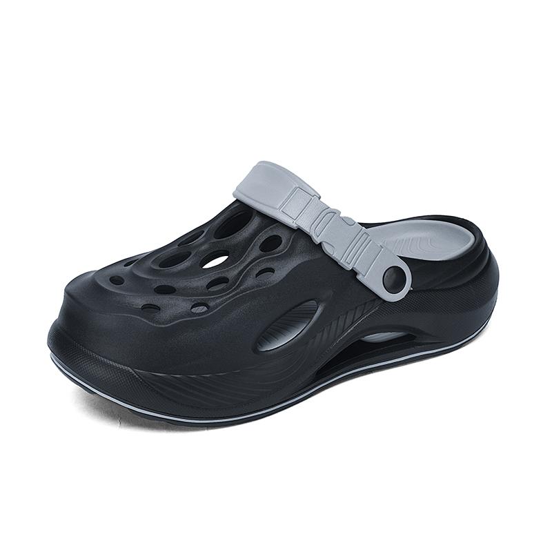 Унисекс летние тапочки мужские сабо на платформе женские пляжные сандалии для отдыха на открытом воздухе повседневная нескользящая обувь мужские сандалии